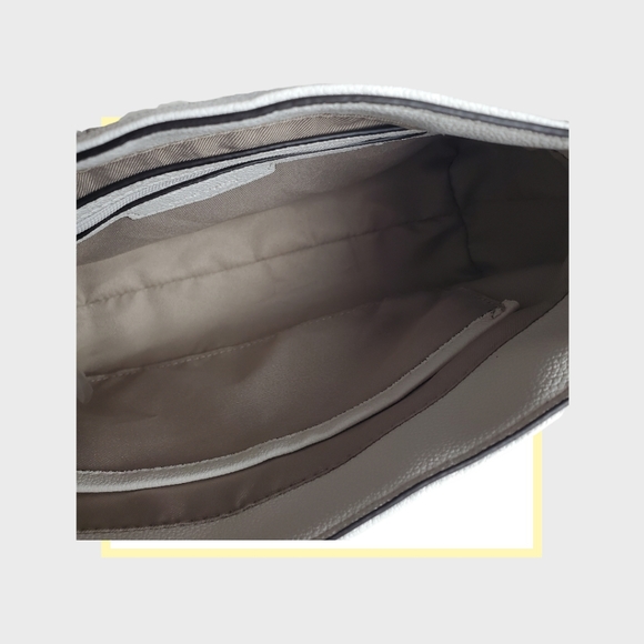 Nine West Ione Hobo White Shoulder Bag Purse - Picture 8 of 10